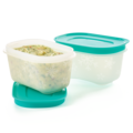 Tupperware Eis-Kristall 170 ml (2) zum Einfrieren von Babynahrung und Saucenreste