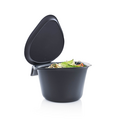Tupperware Adretto schwarz praktischer Abfallbehälter zum Einhängen in die Küchenschublade