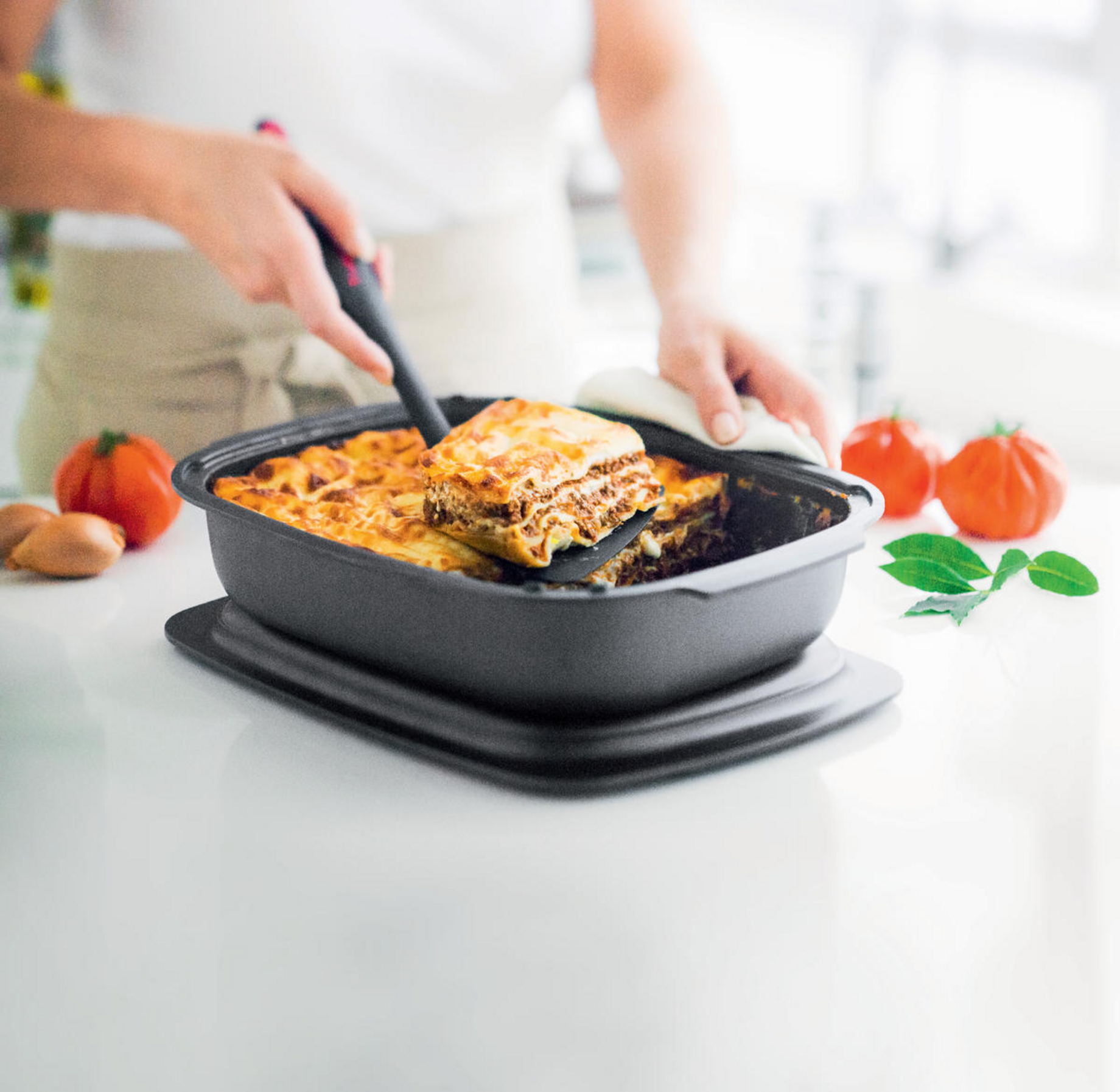 Tupperware PremiaGlass Auflaufform Backofen Mikro Einfrieren Glas