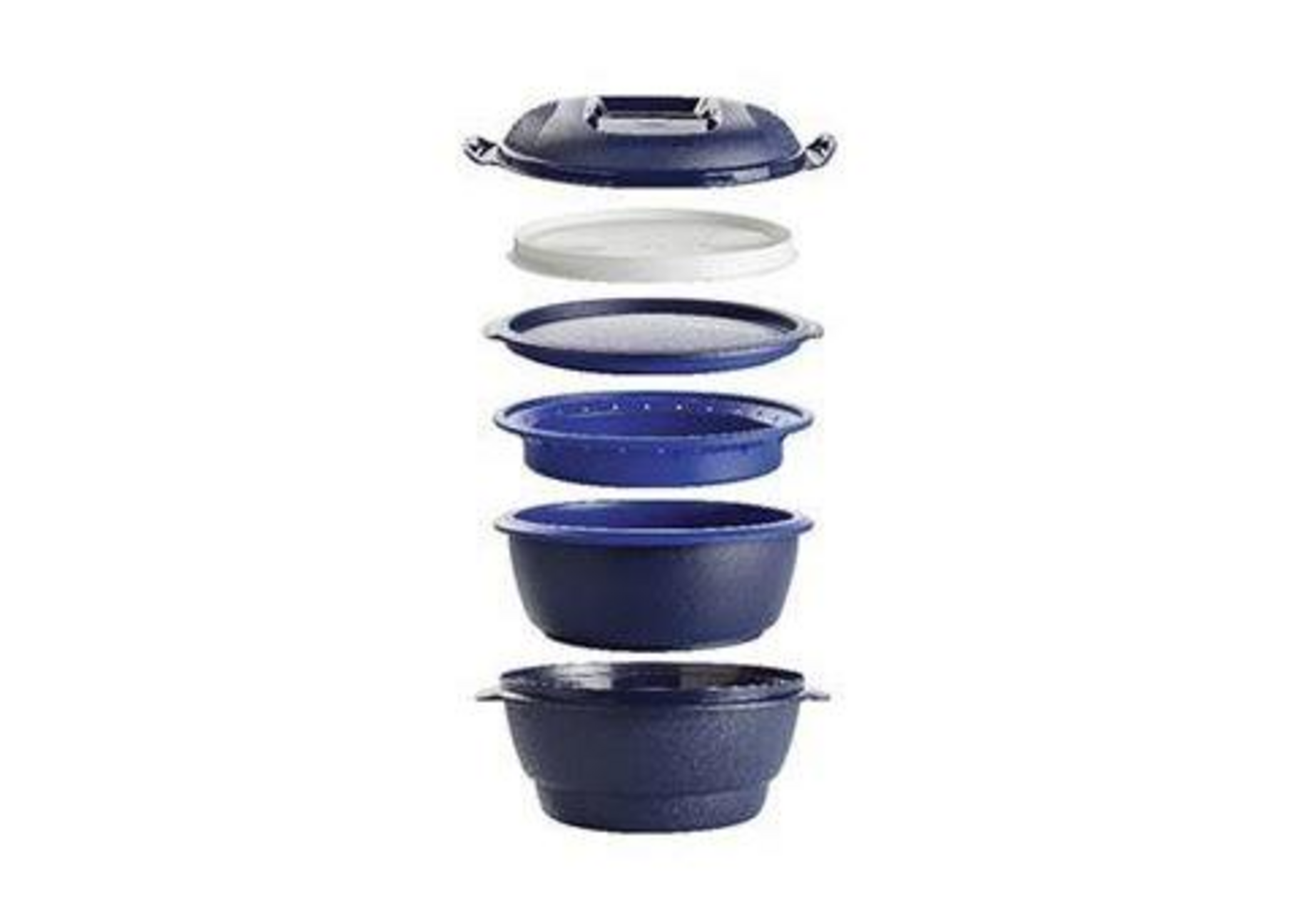 Micro Vap' Cuiseur Vapeur Micro-Onde Tupperware + Insert + 8 Ramequin