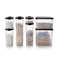 Tupperware Quadratischer Behälter 2,6 l Vorratsdosen Set für Nudeln, Reis, Cracker und mehr