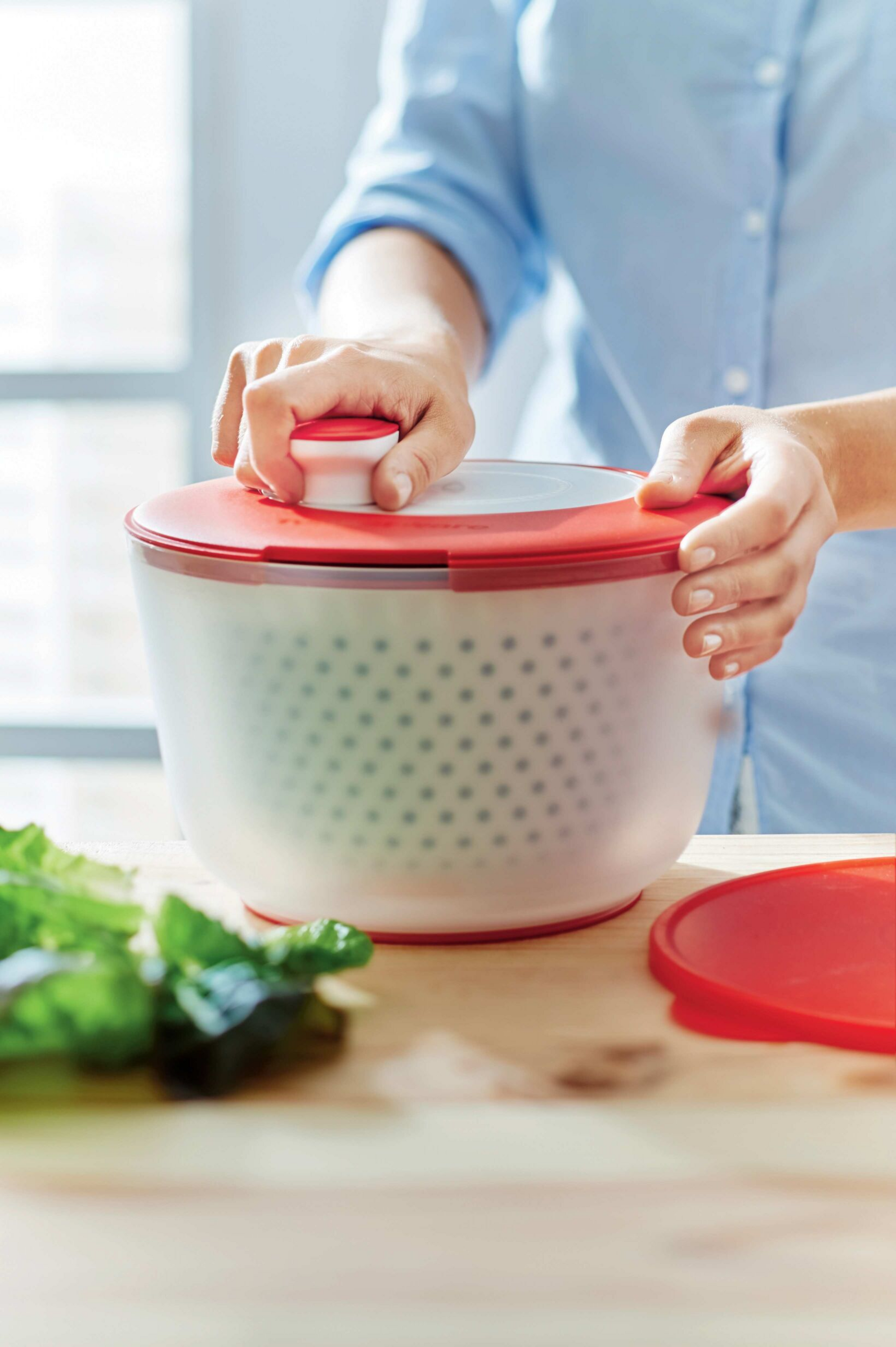 Essoreuse à salade retractable