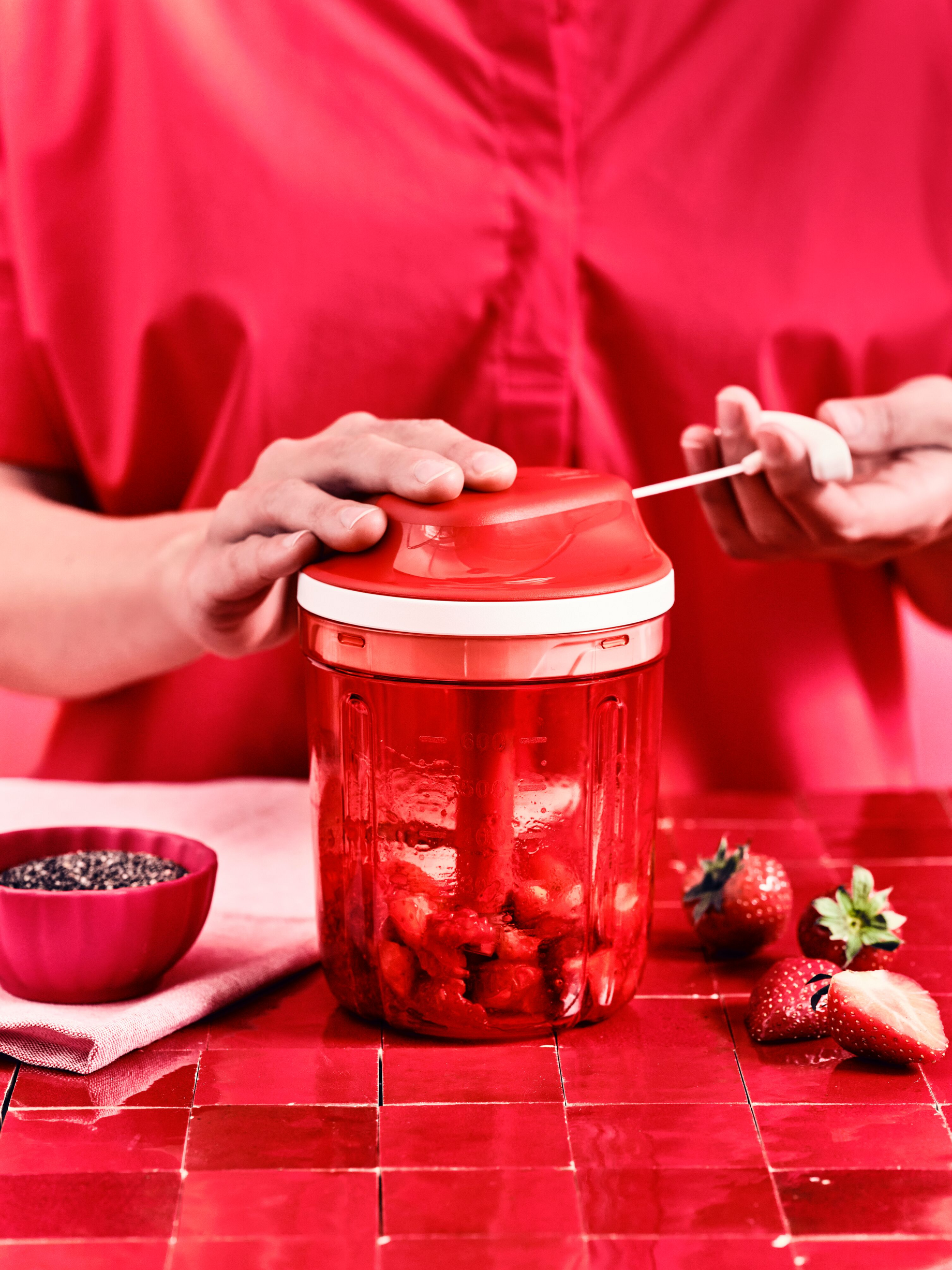 Supersonic Chopper Extrachef Tupperware Hachoir Manuel + Livret De Recettes