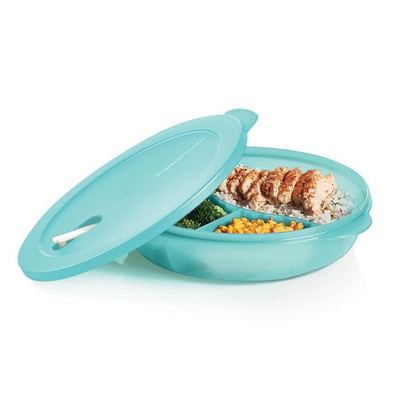 Tupperware Lunch box micro-ondes - Grande assiette CrystalWave 