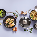 Tupperware Chef Series Cottage Cookware 4,9-l-Kasserolle Der Große mit Edelstahldeckel.