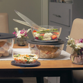 Tupperware Eleganzia Salatbesteck Salatbesteck für Clear Collection Schüsseln