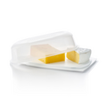 Tupperware KäseMaX 2 Große Käsebox mit Käse gefüllt