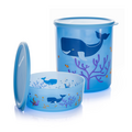Tupperware Cubix- Sealife(2)  Behälter mit Meeresdesign