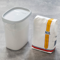 Tupperware One Touch Fresh-Set (3) Vorratsbehälter für Mehl mit neuem Deckel