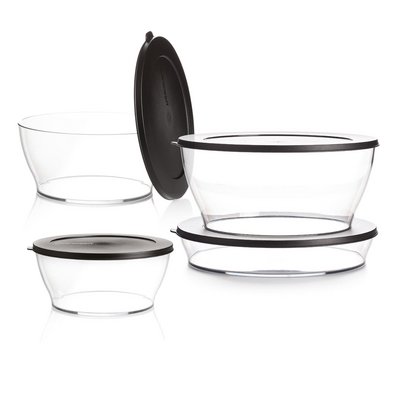 Tupperware Clear Collection Mittleres Set (4) 