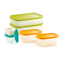 Tupperware Kleines Eis-Kristall-Set (6) Starter-Set Gefrierbehälter: Kleines Eis-Kristall-Set
