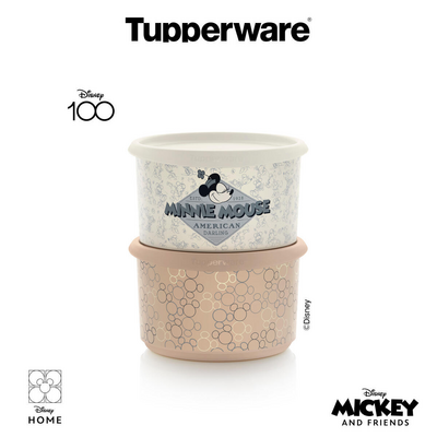Tupperware Set Ciotola Decorata Disney D100 da 940 ml (2 pz) 