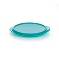 Tupperware Mini-Max® 1,5 l Faltbarer Behälter mit Deckel zusammengedrückt