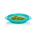 Tupperware Mini-Max® 1,5 l faltbarer Behälter mit Oliven gefüllt