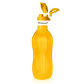 Tupperware EcoEasy Trinkflasche 2,0 l gelb Große 2 Liter Trinkflasche mit Henkel