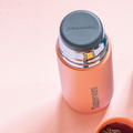 Tupperware TuppBuddy® orange 520 ml Isolierflasche mit 520ml Inhalt für Kaffee oder Tee