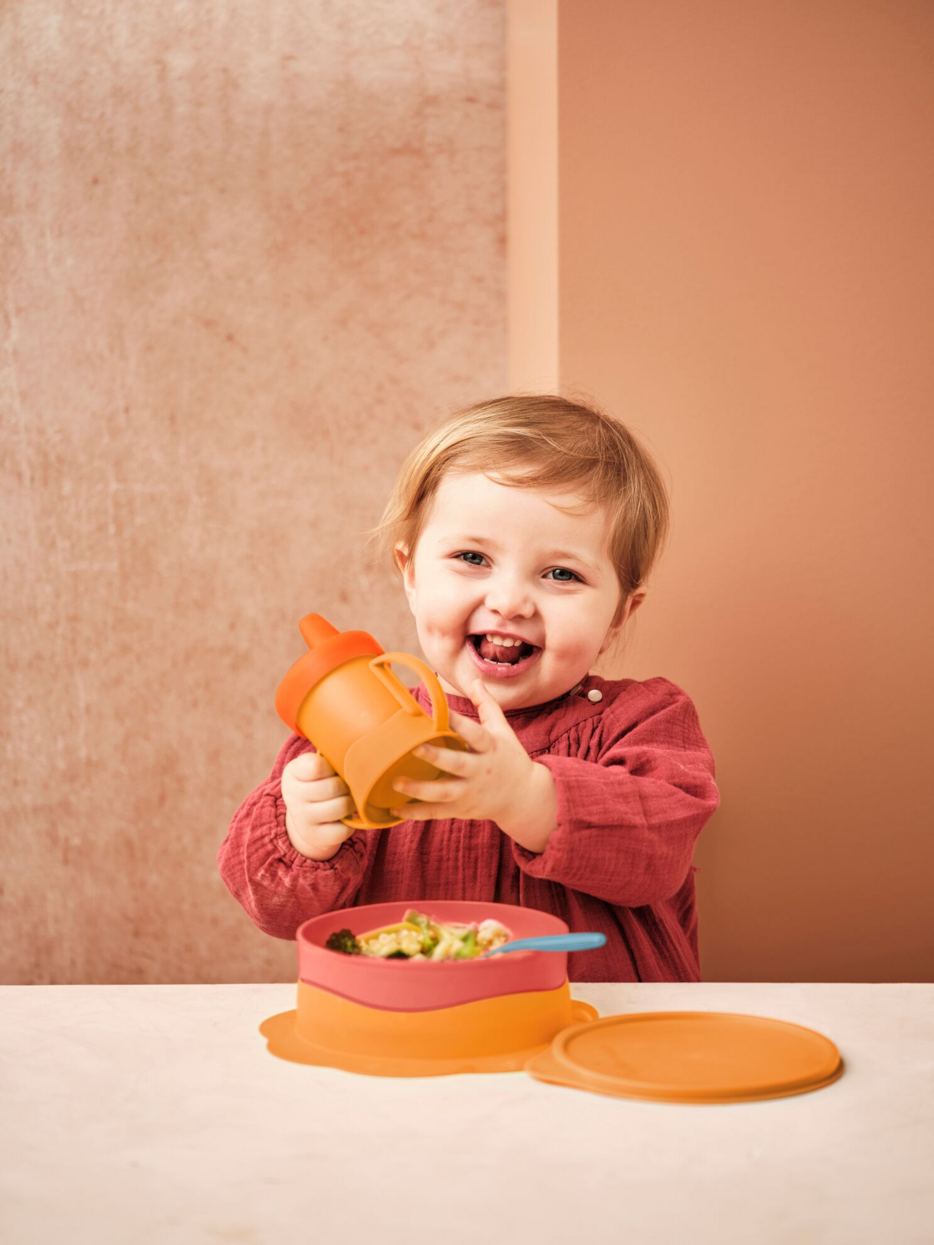 Cuiller enfant avec étui