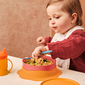 Tupperware TupperCare® Kinderteller gelb Kinderteller zum selbstständigen Essen lernen von Kleinkindern