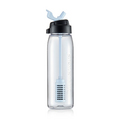 Tupperware Tupperware Pure&Go® Wasserfilter-Flasche 750 ml Wasserflasche to go mit Filterfunktion mit offenem Deckel