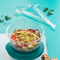 Tupperware Eleganzia Salatbesteck Durchsichtiges Salatbesteck