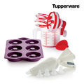 Tupperware Conj. Forma Silicone Anéis + Easy Speedy Conjunto Forma de Silicone Anéis + Easy Speedy + Saco Pastelaria Tupperware