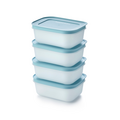 Tupperware Eiskristall 450 ml (4) Set aus 4 Gefrierbehältern für 1-2 Portionen