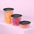 Tupperware One Touch Fresh® 1,25 l anthrazit One Touch Fresh® eckig 1,25 l