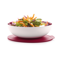 Tupperware Allegra Servier-Set (4) rot große Salatschüssel