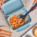 Tupperware Eco+ Lunch-Box Brotbox mit Unterteilung zum Mitnehmen von Broten und Brötchen