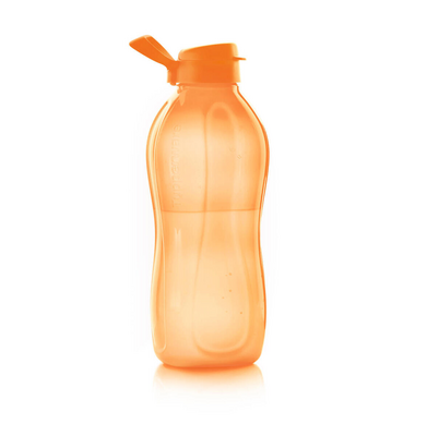 Tupperware Ecobottiglia Click da 2 l con manico arancio 