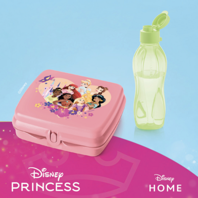 Tupperware Set Merenda Disney Principesse (2 pz) 