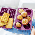 Tupperware Easyplus Silikonform Waffeln Silikonform für Waffeln aus dem Backofen