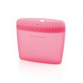 Tupperware Ultimate Silicone Bag S pink Wiederverwendbare Silikontasche zum Einfrieren oder warm machen von Speisen in der Mikrowelle