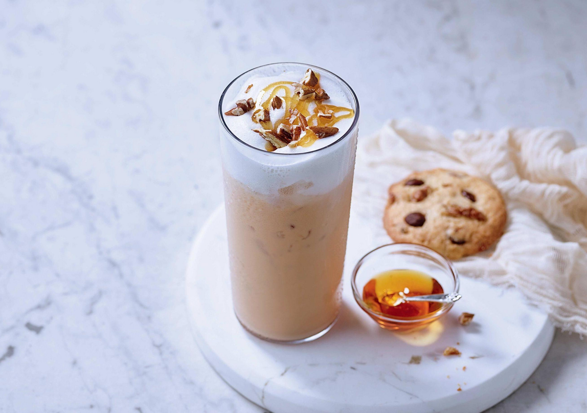 Hladno pripremljena kava s javorom